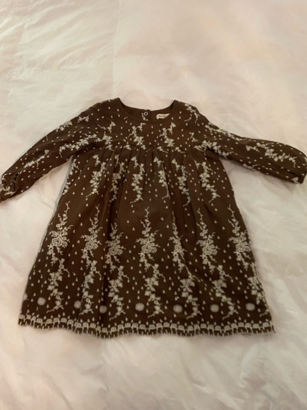 Baybala Reese Dress in Vintage Eyelet 4T